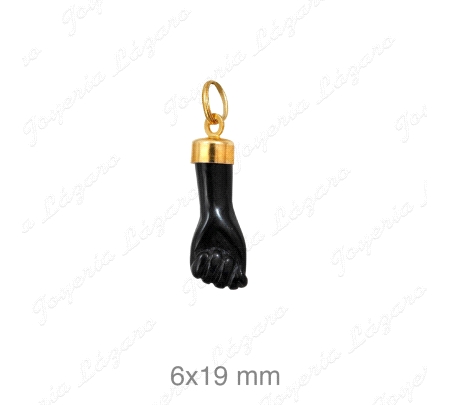 COLGANTE ORO 18 KTS PUÑO/HIGA 6X19, GRANDE