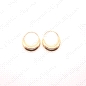PEND. AROS ORO 18 KTS MORCILLAS 5MM GROSOR X 18MM EXT.