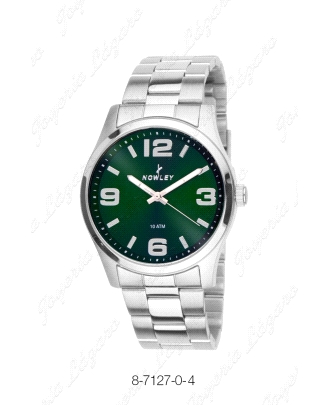 NOWLEY RELOJ HOT CABALLERO ACERO ESF. VERDE                                                         