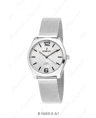 NOWLEY RELOJ CHIC SRA. PLATEADO ESF. PLATA ESTERILLA                                                