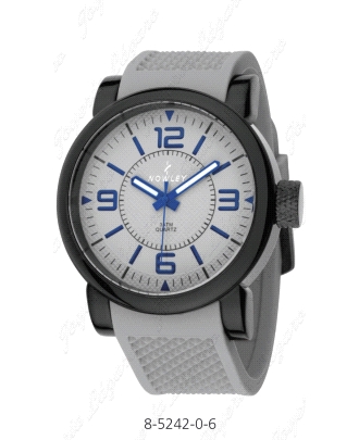 NOWLEY RELOJ HOT CABALLERO NEGRO-GRIZ CAUCHO                                                        