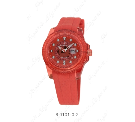 NOWLEY NUDE PEQUEÑO CAJA TRANSPARENTE ROJO