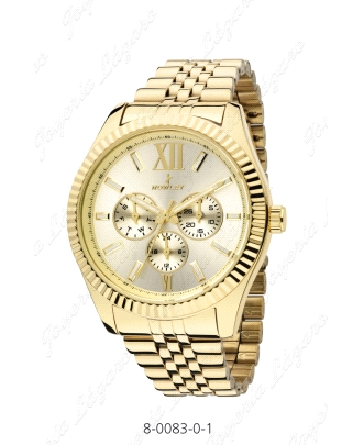 NOWLEY RELOJ HOT CABALLERO DORADO ESF. CHANPAN                                                      