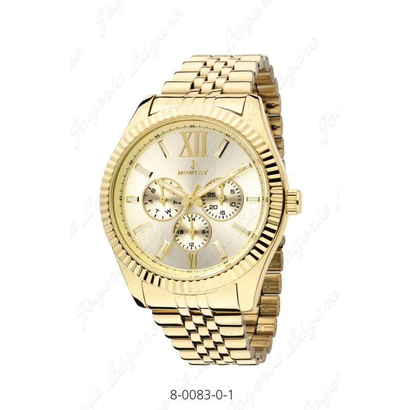 NOWLEY RELOJ HOT CABALLERO DORADO ESF. CHANPAN                                                      