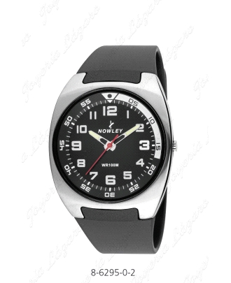 RELOJ NOWLEY RACING CAB. NEGRO/ACERO                                                                