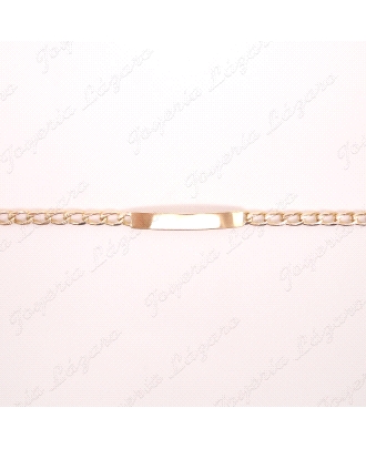 ESCLAVA ORO 18KT OCASION BARBADA MACIZA  5MM                                                        