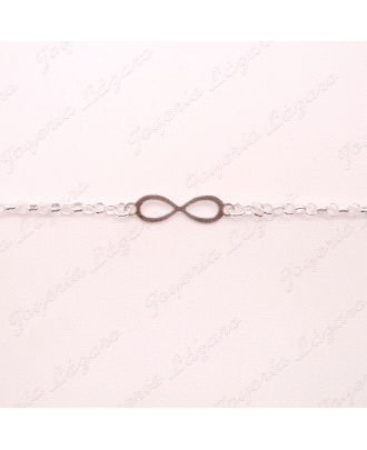 PULSERA PLATAROLO +INFINITO                                                                         