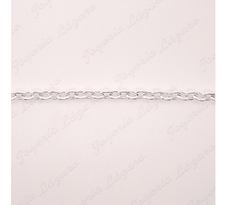 PULSERA PLATA FORZADA  4MM                                                                          