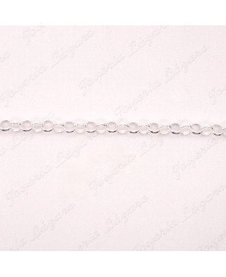 PULSERA PLATA ROLO 4MM                                                                              