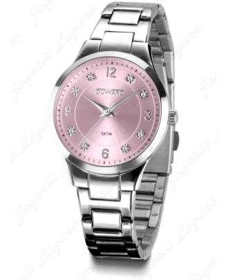 DUWARD RELOJ LADY JIN SRA.A ACERO ESF. ROSA                                                         