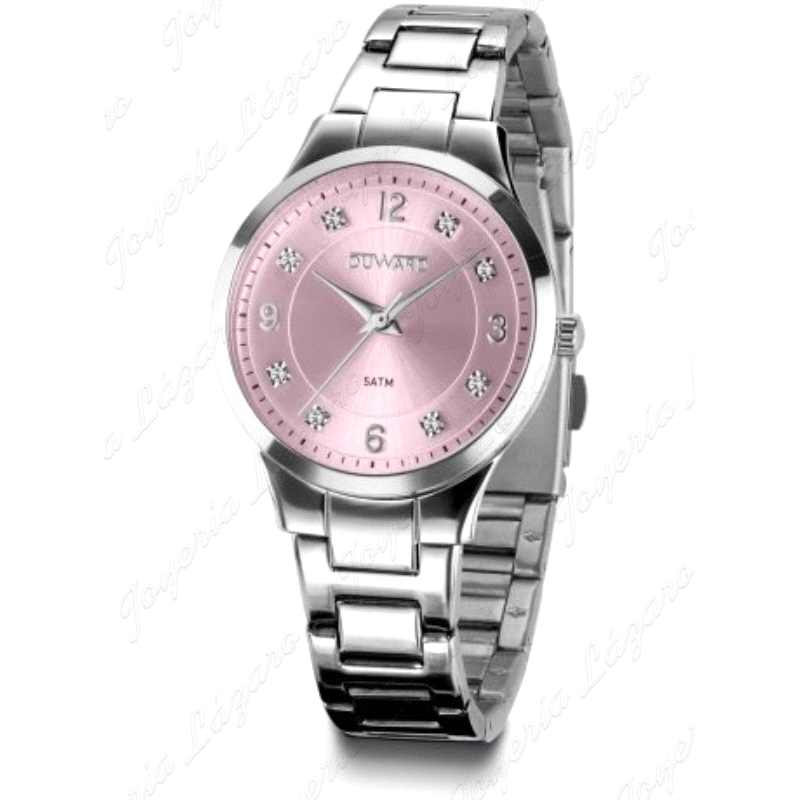 DUWARD RELOJ LADY JIN SRA.A ACERO ESF. ROSA                                                         