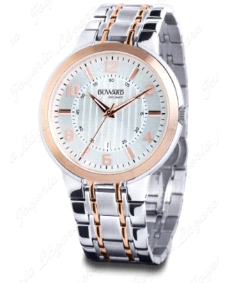 DUWARD RELOJ CABALLERO BICOLOR ACERO -ROSA                                                          