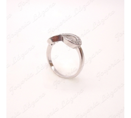 SORTIJA PLATA INFINITO CIRCONITA