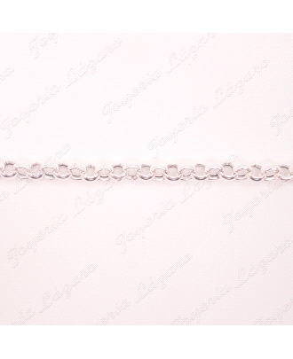 PULSERA PLATA ROLO 4MM                                                                              