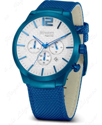 DUWARD RELOJ AQUASTAR AZUL ELECTRICO ESF. BLANCA ESTERILLA                                          