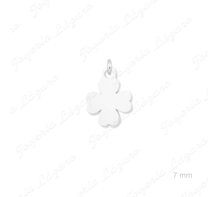 ABALORIO PLATA  TREBOL