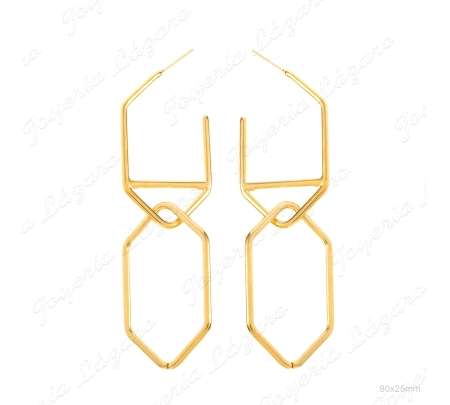 PEND. LARGOS ACERO DOS ESLABONES HEXAGONALES C. PRESION                                             