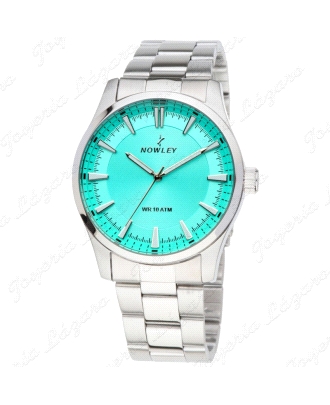 NOWLEY RELOJ HOMBRE ACERO ESFERA CRELESTE 42 X 42 X 10 MM                                           