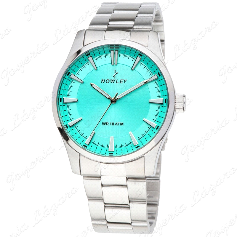 NOWLEY RELOJ HOMBRE ACERO ESFERA CRELESTE 42 X 42 X 10 MM                                           