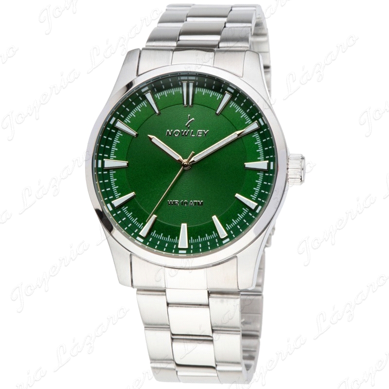 NOWLEY RELOJ HOMBRE ACERO ESFERA VERDE 42 X 42 X 10 MM                                              