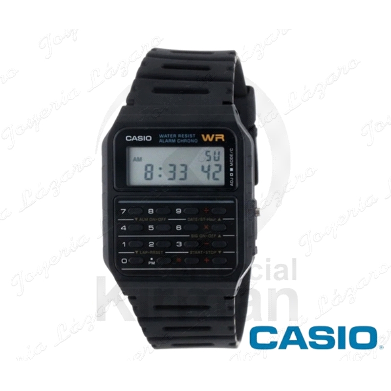 CASIO RELOJ SERIE DATA BANK CA-53W NEGRO