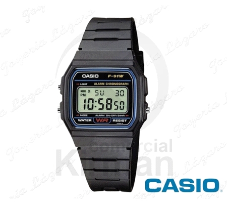 RELOJ CASIO F-91W.1