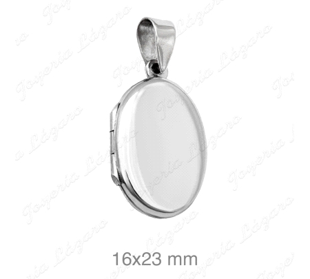 COLGANTE PLATA OVAL PLANO LISO                                                                      