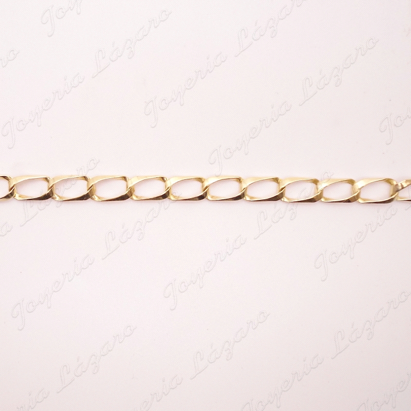 PULSERA ORO 18KT OCASION BARBADA CUADRADA 6MM                                                       