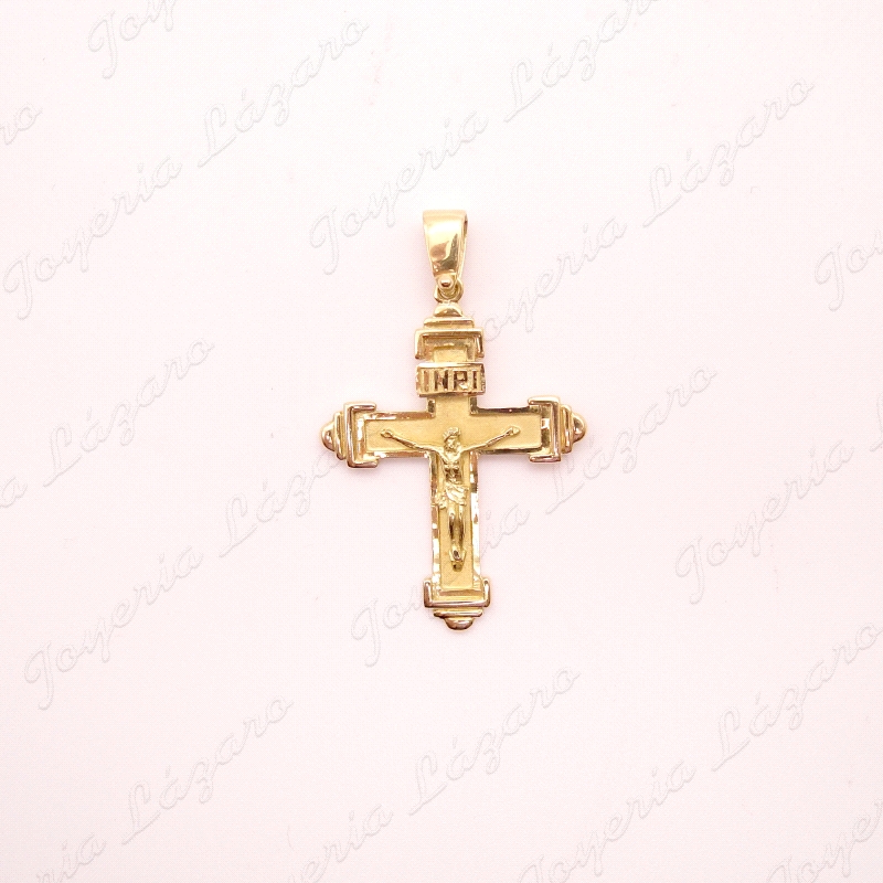 CRUZ ORO 18KT OCASION 28X40 CON CRISTO                                                              