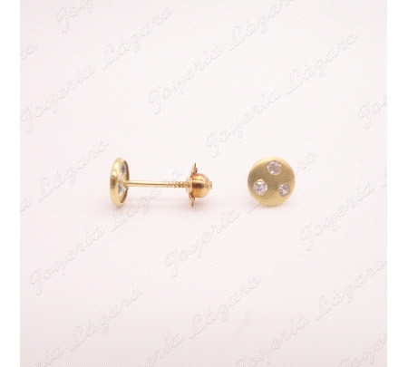 PEND. TORN. ORO 18KT OCASION CIRCULO MATE 3 CIRCOS TORN.                                            