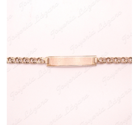 ESCLAVA ORO 18KT OCASION +COLGANTE HERRADURA, HUNGARINA 19CM