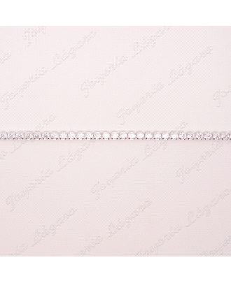 PULSERA PLATA CIRCONITAS TIPO RIV                                                                   