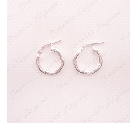 PEND. AROS PLATA PEQUEÑO VISAGRA 16MM
