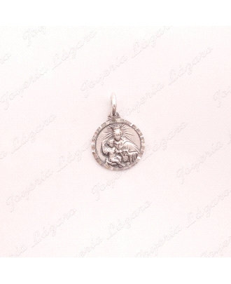 MEDALLA PLATA 13MM VIRGEN CARMEN                                                                    