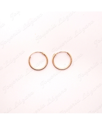 PEND. AROS ORO 18 KTS LIGERO 1X10MM                                                                 