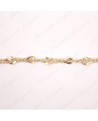 PULSERA ORO 18KT OCASION DISEÑO ITALIANO BARBADA  ESLAB. GRANDES INTER                              