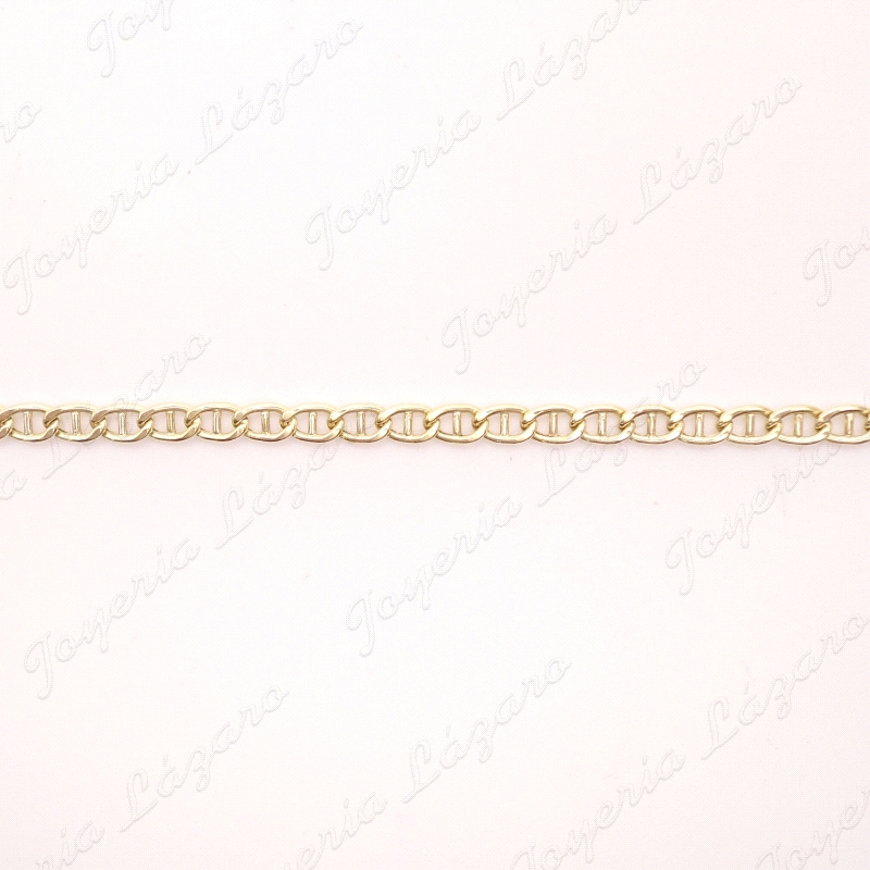 PULSERA ORO 18KT OCASION ESLABON BARCO 4.5MM                                                        