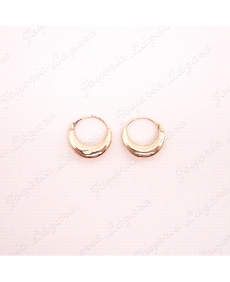 PEND. AROS ORO 18KT OCASION morcillas pequeñas                                                      