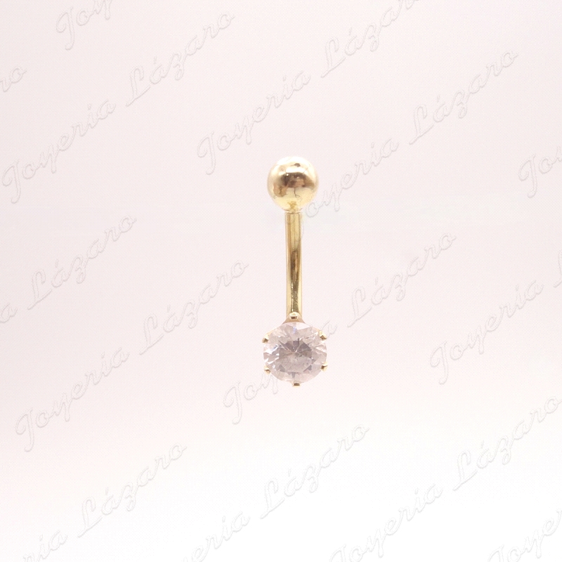 PIERCING ORO 18KT OCASION OMBLIGO CIRCO 6MM 6GARRAS                                                 