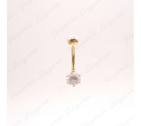 PIERCING ORO 18KT OCASION OMBLIGO CIRCO 6MM 6GARRAS                                                 