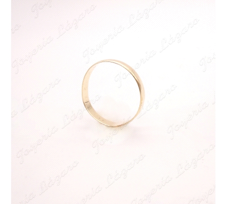 ALIANZA ORO 18KT OCASION 1/2 CAÑA 4MM