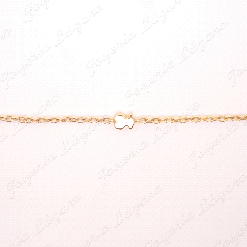 PULSERA ORO 18KT OCASION CON OSITO TOUS ORIGINAL                                                    