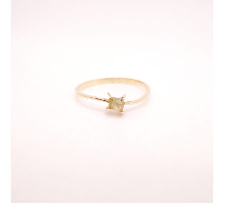 SORTIJA ORO 18KT OCASION SOLITARIO