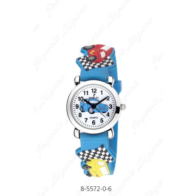 NOWLEY RELOJ KIDS CELESTE COCHES                                                                    