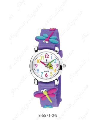 NOWLEY RELOJ KIDS LILA LIBELULA                                                                     