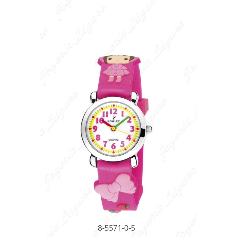 NOWLEY RELOJ KIDS ROSA NIÑA LAZO                                                                    