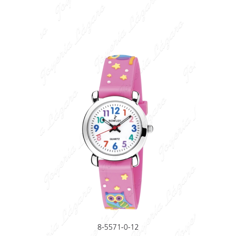 NOWLEY RELOJ KIDS ROSA BUHOS                                                                        