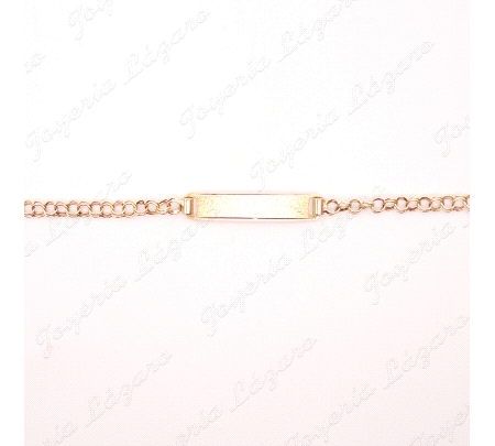 ESCLAVA NIÑ@ ORO 18KT OCASION HUNGARINA 16MM