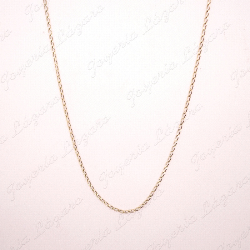 CADENA 60 CM. ORO 18KT OCASION BARBADA 2MM                                                          