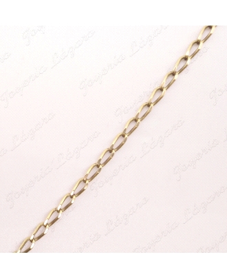 CADENA 60 CM. ORO 18KT OCASION BARBADA 2MM                                                          